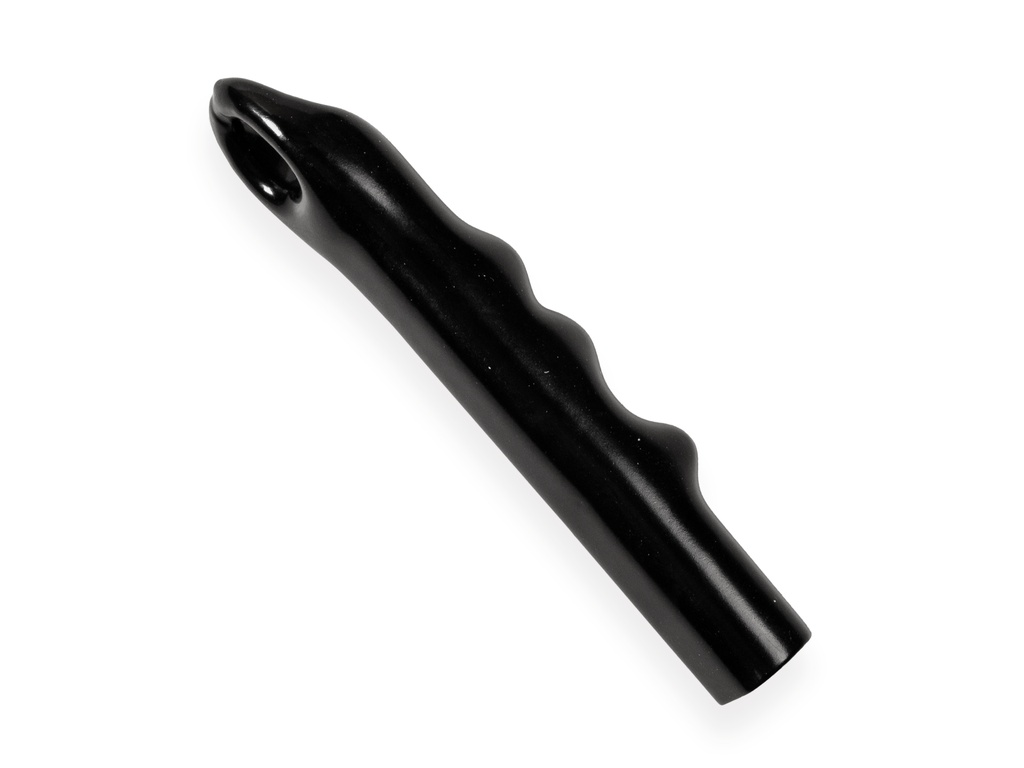 Ophangdop zwart voor steel van 2,8 cm dik