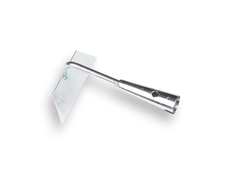 Hak verzinkt 14 cm, zonder steel