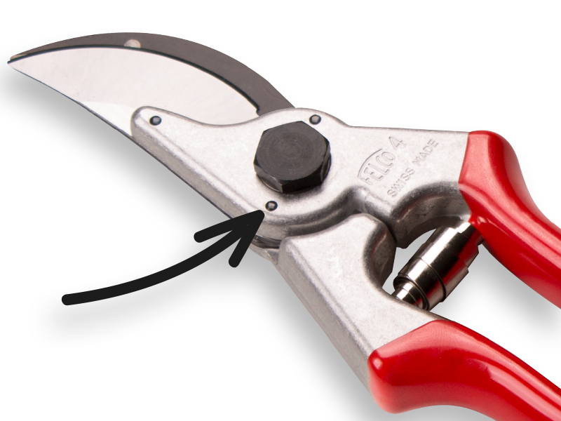 Klinknagel FELCO 2/5B voor bovenmes, voor FELCO 2, 4, 6, 11, 12, 16, 17 en 4C&H