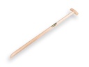 Mestvorksteel ATLAS 95 cm, voor vork met aangesmede veren, Engelse kruk