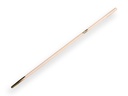 Hooivorksteel ATLAS 165 cm, met veerbus, geboord