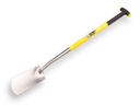 Spade ATLAS gepolijst, met ATLAS FIBERGLAS T-steel 78 cm, totale lengte 115 cm