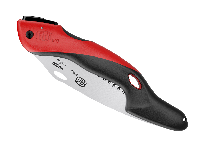 Snoeizaag / vouwzaag Felco 603 inklapbaar, bladlengte 20 cm, gebogen zaagblad