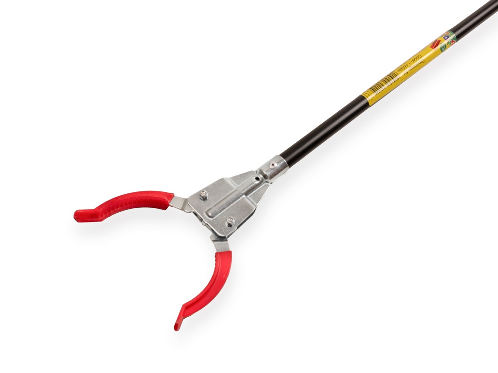 Zwerfvuilgrijper KNAUTHE 122 cm, metalen bek en hendelgreep