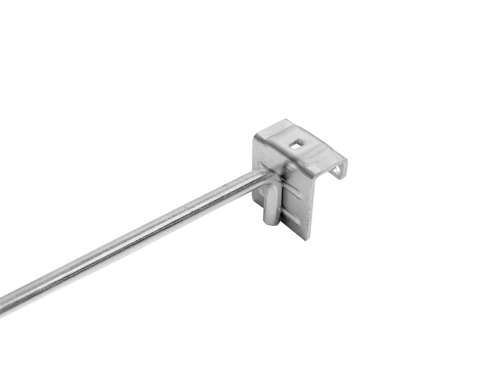 Haak 40 cm enkel, rond 10 mm, voor draagbalk