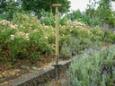 Rozenvork DE WIT gesmeed, 2 tands, met ESSEN T-steel 90 cm