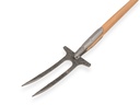 Rozenvork DE WIT gesmeed, 2 tands, met ESSEN T-steel 90 cm