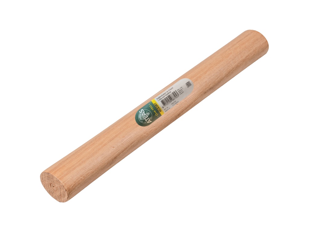 Rubberhamersteel HICKORY voor nr. 8 en 9, kopmaat 34 x 24 mm