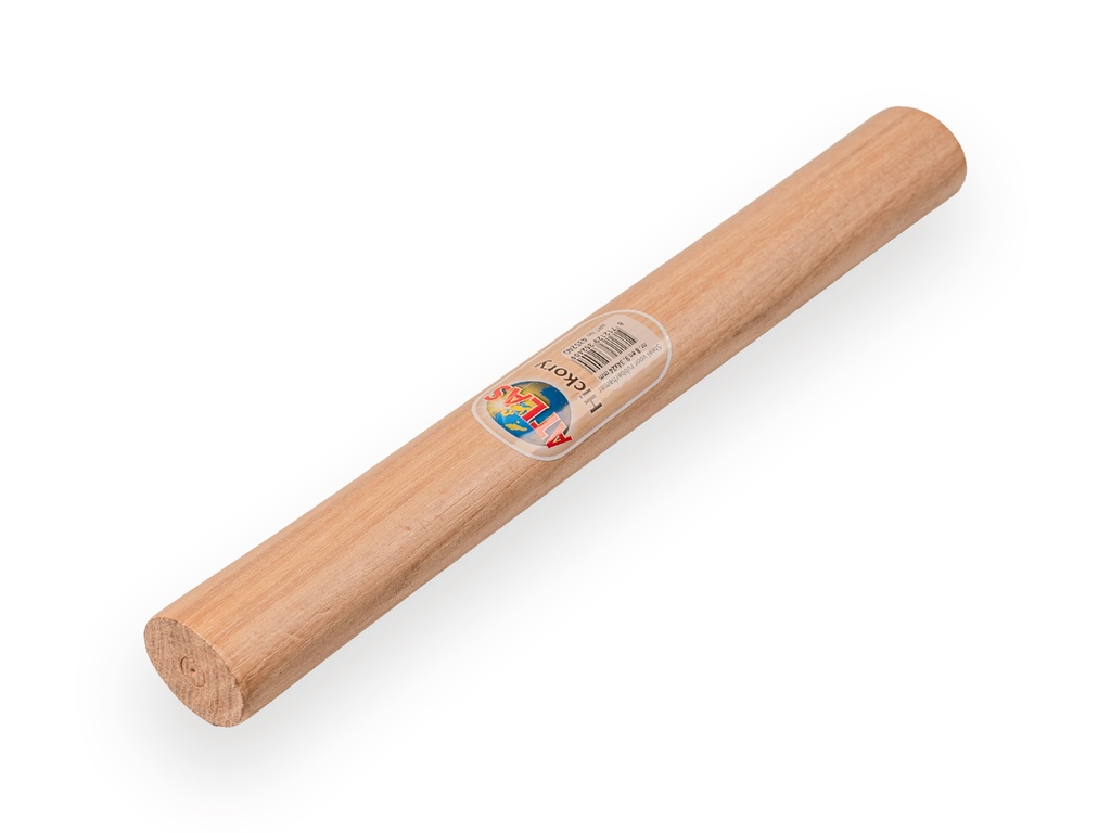 Rubberhamersteel HICKORY voor nr. 8 en 9, kopmaat 34 x 24 mm