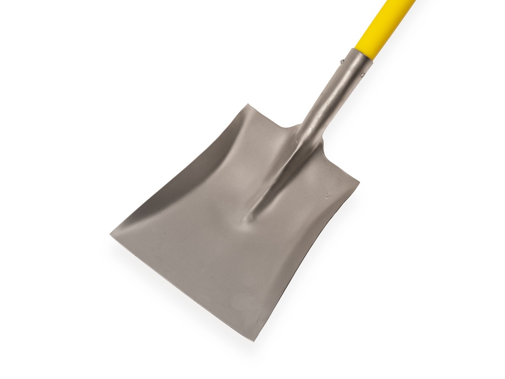 Ballastschop RVS zonder strip, 25 x 32 cm, met ATLAS kunststof schopsteel 100 cm