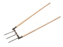 Woelvork AIR-FIT 3 gesm. tanden met stelen