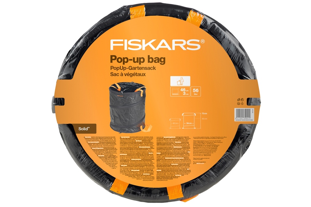 Tuinafvalzak FISKARS SOLID popup 56 liter