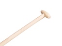 Betonschop ATLAS 1/2 0 rood, extra gehard, met ATLAS schopsteel 130 cm gebogen