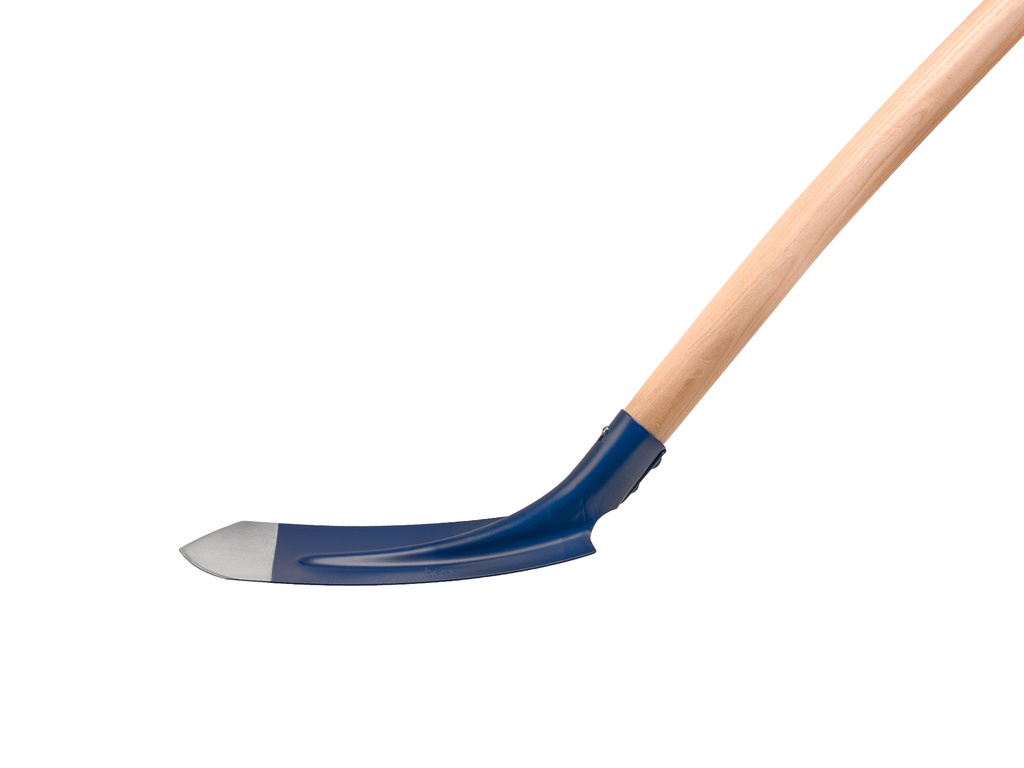 Kabelschop ATLAS DIAMANT 11,5 cm 3/4 blauw, onderkant spits, met ATLAS schopsteel 110 cm
