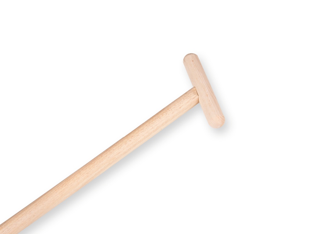 Schoffelwieder DE WIT 14 cm, met steel 170 x 3,0 cm en doorgestoken hilt