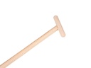 Schoffelwieder DE WIT 14 cm, met steel 170 x 3,0 cm en doorgestoken hilt