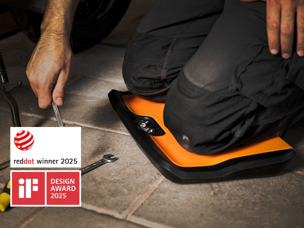 Professionele kniemat FENTO BOARD M2, met magnetisch opbergvak