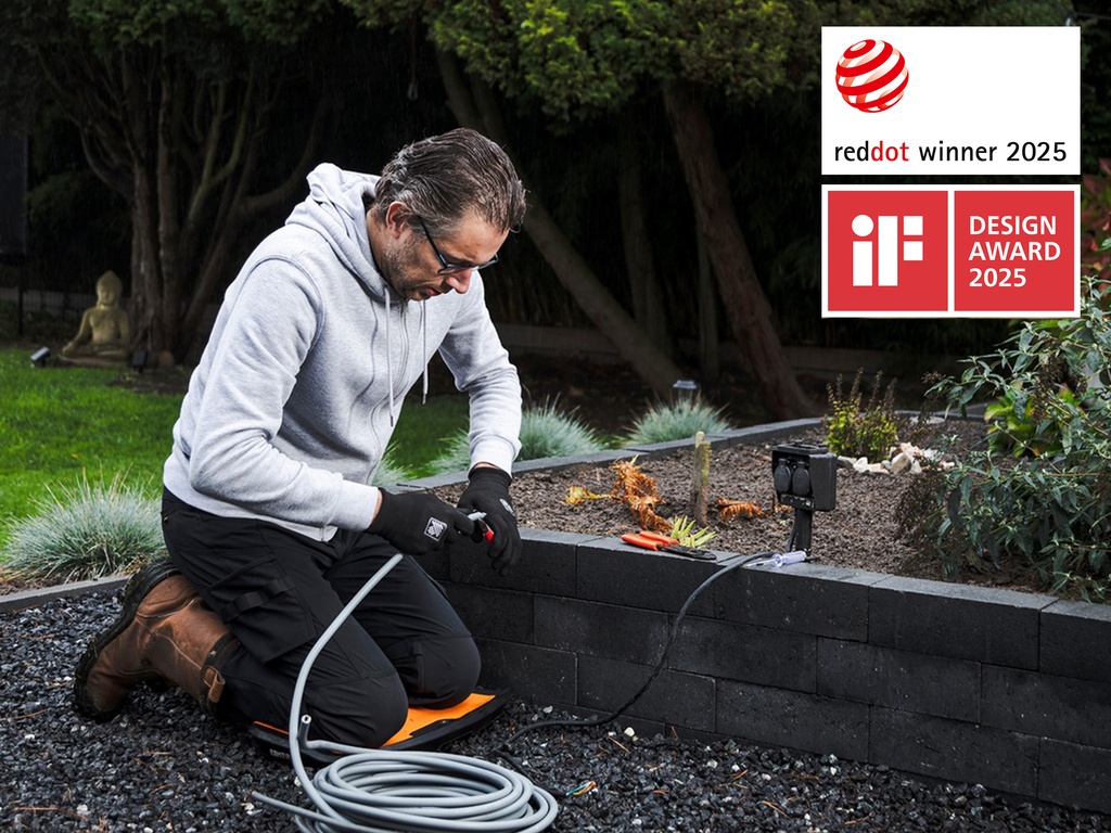 Professionele kniemat FENTO BOARD M2, met magnetisch opbergvak