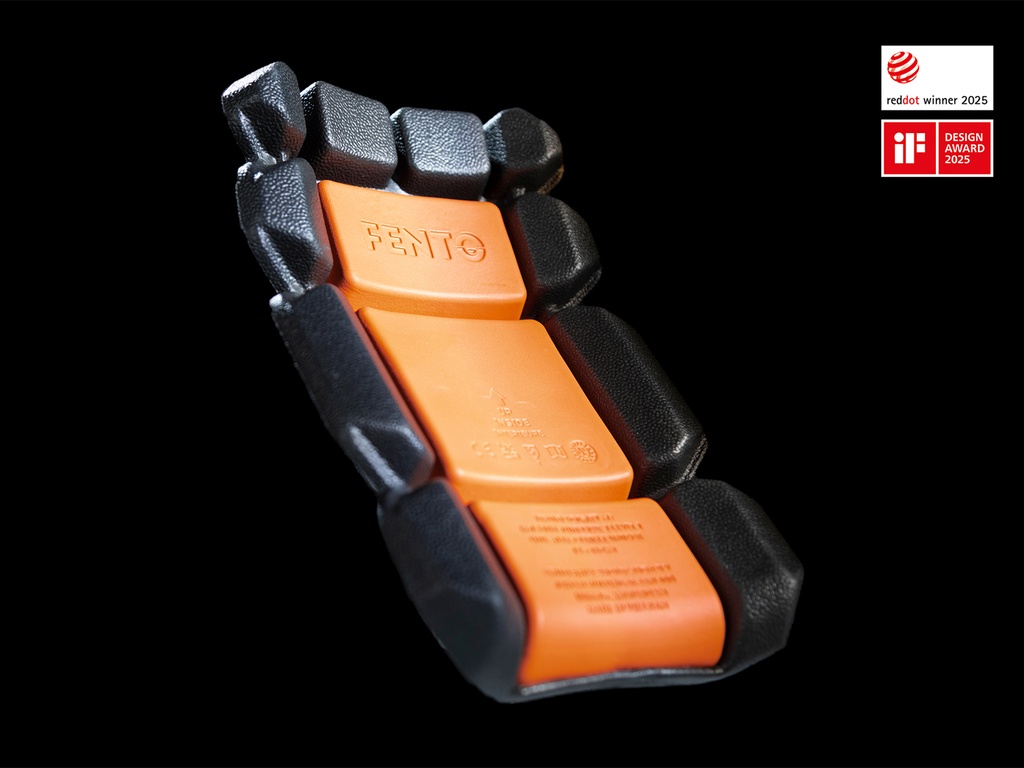 Kniebeschermers FENTO POCKET M2, lichtgewicht met ArmorTech™ (per paar)