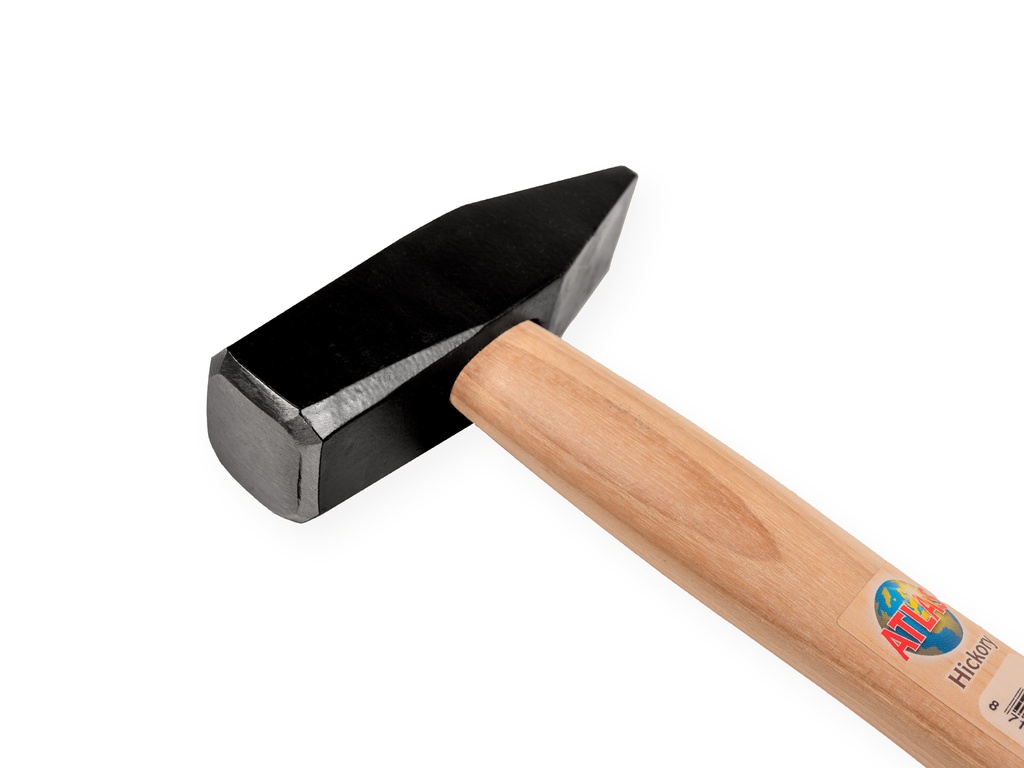 Bankhamer ATLAS 800 gram, DIN 1041, met HICKORY steel 34 cm