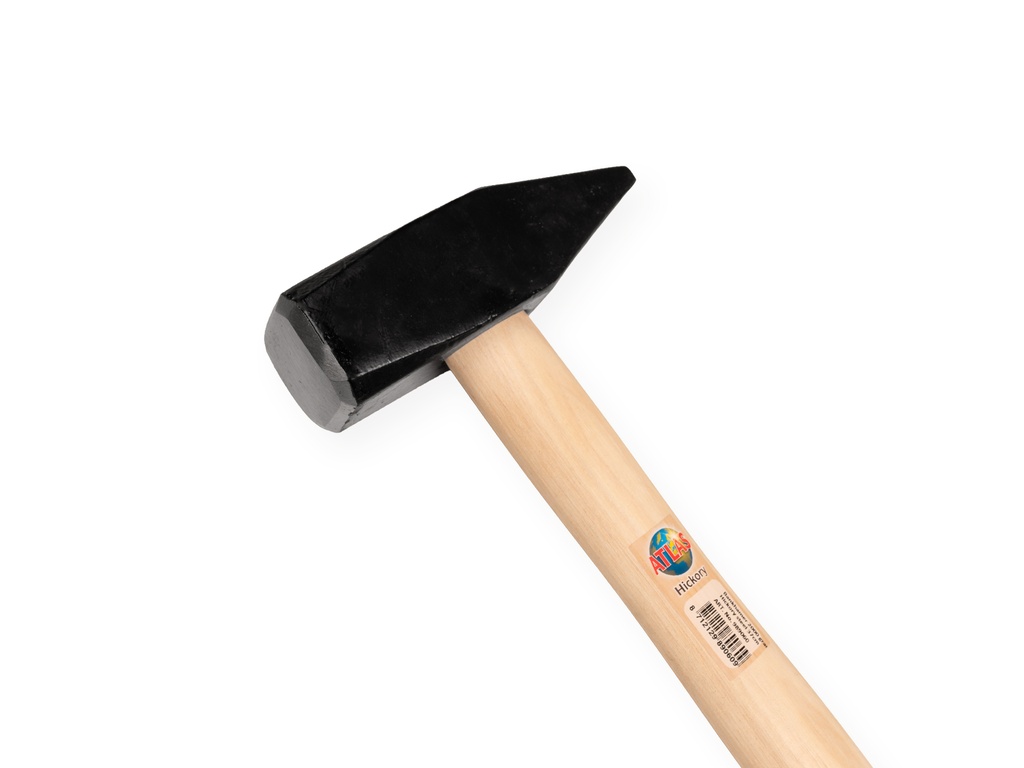 Bankhamer ATLAS 2000 gram, DIN 1041, met HICKORY steel 37 cm