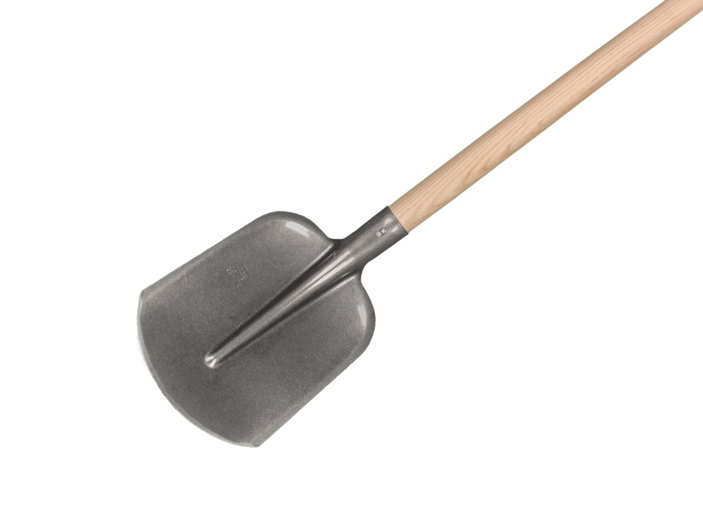 Stratenmakersbats ATLAS 1/2 000 gehard, blank gelakt, met ATLAS Blijhamsteel 110 cm extra dubbel gebogen