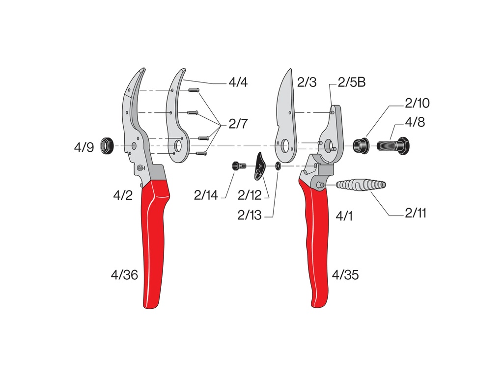 Snoeischaar FELCO 4, standaard model
