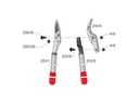 Takkenschaar FELCO 231, lengte 80 cm, gebogen aambeeld snijkop