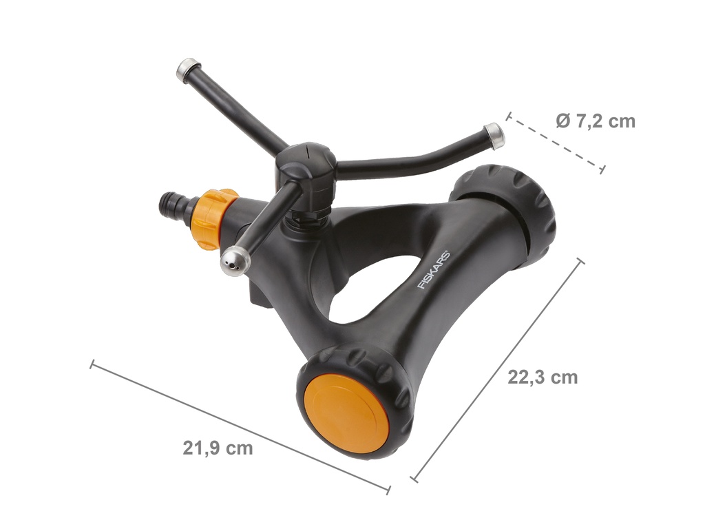 FISKARS Cirkelsproeier metaal, op wielen