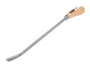 Aspergemes gesmeed 44 cm, met houten greep