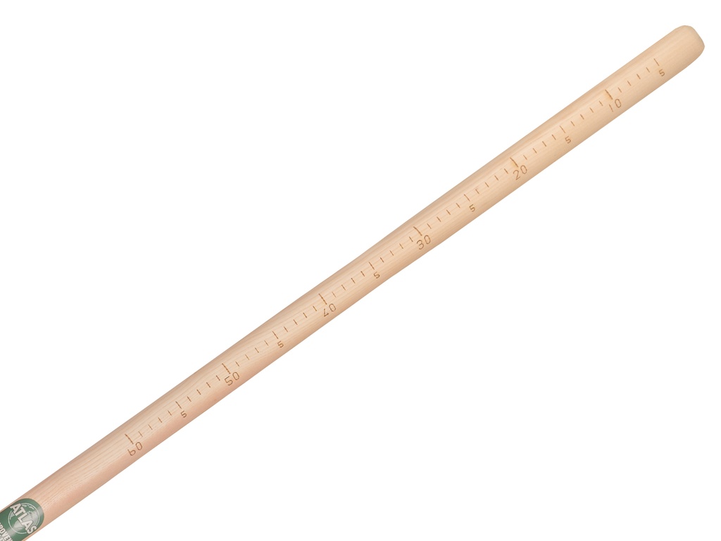Meetsteel ATLAS 130 cm gebogen, zonder hilt