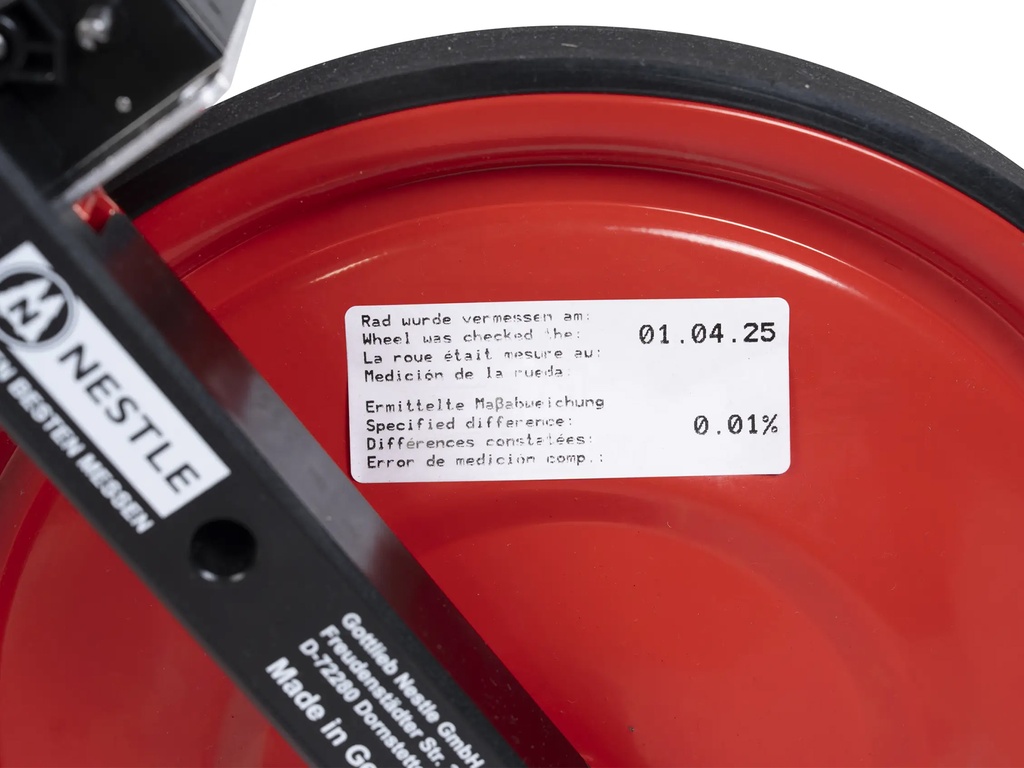 Meetwiel Nestle, model MR-51, precisie-uitvoering