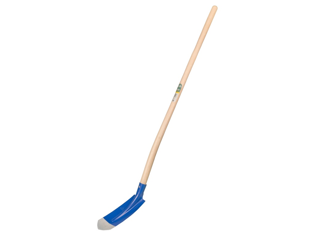 Kabelschop ATLAS DIAMANT 11,5 cm 3/4 blauw, onderkant spits, met ATLAS batsesteel 130 cm