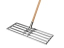 Egalisatiehark - Nivelleerhark ATLAS staal 75 x 26 cm, met ATLAS steel 150 x 3,2 cm