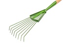 Handbladhark PROFI-Plus, 8 ronde tanden, verenstaal, met IKAPE steel 25 x 2,8 cm