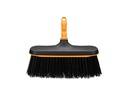 FISKARS OneClick Bezem kunststof 24 cm met zachte en harde vezels