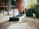 FISKARS OneClick Bezem kunststof 24 cm met zachte en harde vezels