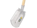 Steekbats ATLAS DIAMANT 1/4 000 gehard, gepolijst, RONDE OPSTAP, met ATLAS schopsteel 110 cm gebogen, FSC 100%