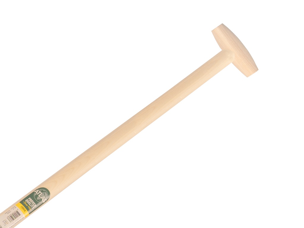 Steekbats ATLAS DIAMANT 1/4 000 gehard, gepolijst, PLATTE OPSTAP, met Blijhamsteel 110 cm extra dubbel gebogen