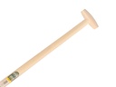 Steekbats ATLAS DIAMANT 1/4 000 gehard, gepolijst, PLATTE OPSTAP, met Blijhamsteel 110 cm extra dubbel gebogen