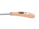 Aspergemes - Onkruidsteker Jimmy vierkant gesmeed 46 cm, met ergonomische houten greep
