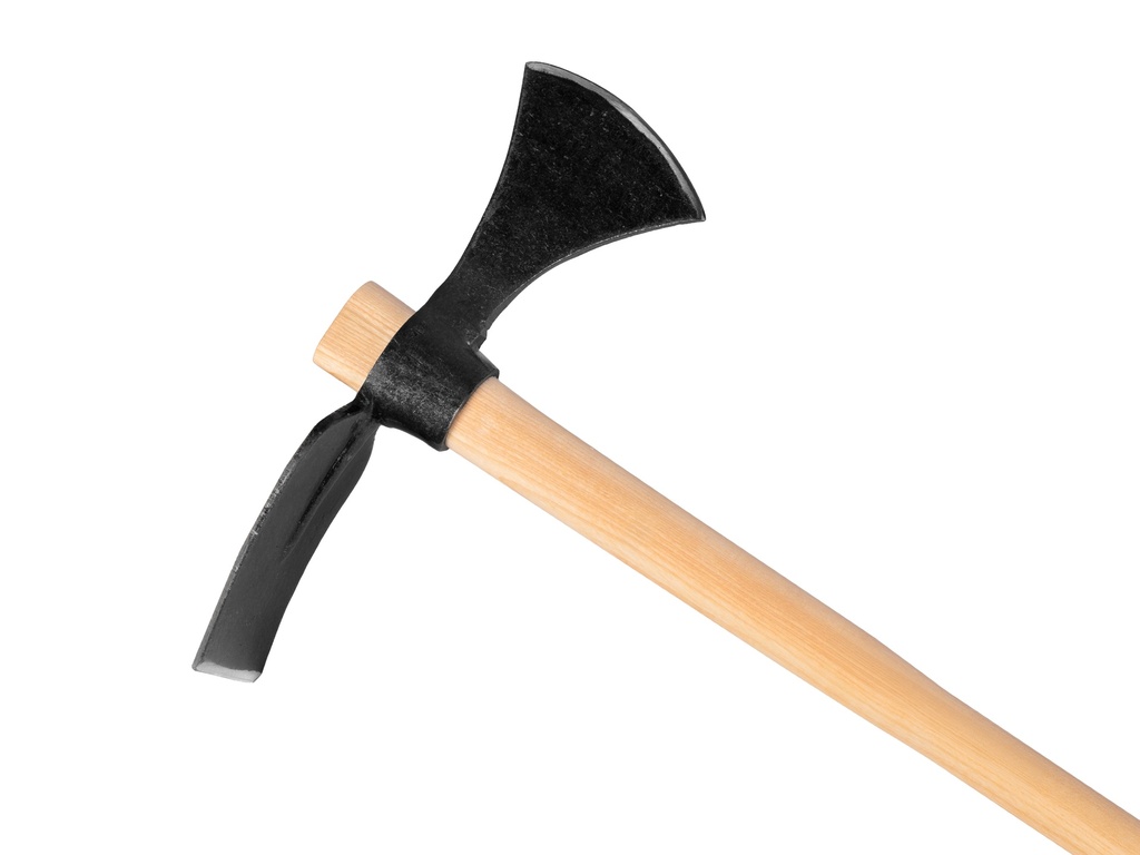 Wiedehopfhak ADLER gesmeed, hak en bijl, met ESSEN steel 105 cm