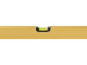 Waterpas LABORA Gold 200 cm, dikwandig aluminium, 2 libellen, versterkte uitvoering