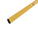 Waterpas LABORA Gold 200 cm, dikwandig aluminium, 2 libellen, versterkte uitvoering