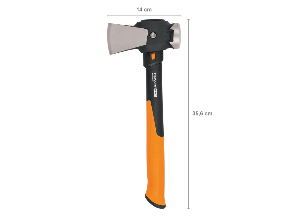 Handbijl FISKARS IsoCore S, 1360 gram, steel 36 cm