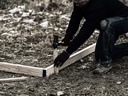 Handbijl FISKARS IsoCore S, 1360 gram, steel 36 cm