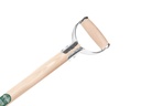 Graanschop ATLAS aluminium met strip met ATLAS YD-steel 95 cm gebogen, FSC 100%