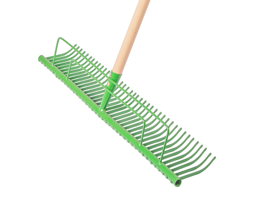Grashark ATLAS staal 70 cm met 40 gebogen tanden, beugel en steel 170 x 2,8 cm