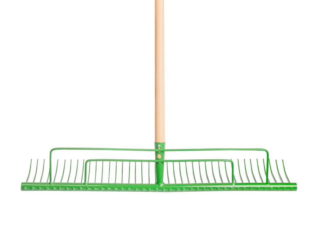 Grashark ATLAS staal 70 cm met 40 gebogen tanden, beugel en steel 170 x 2,8 cm
