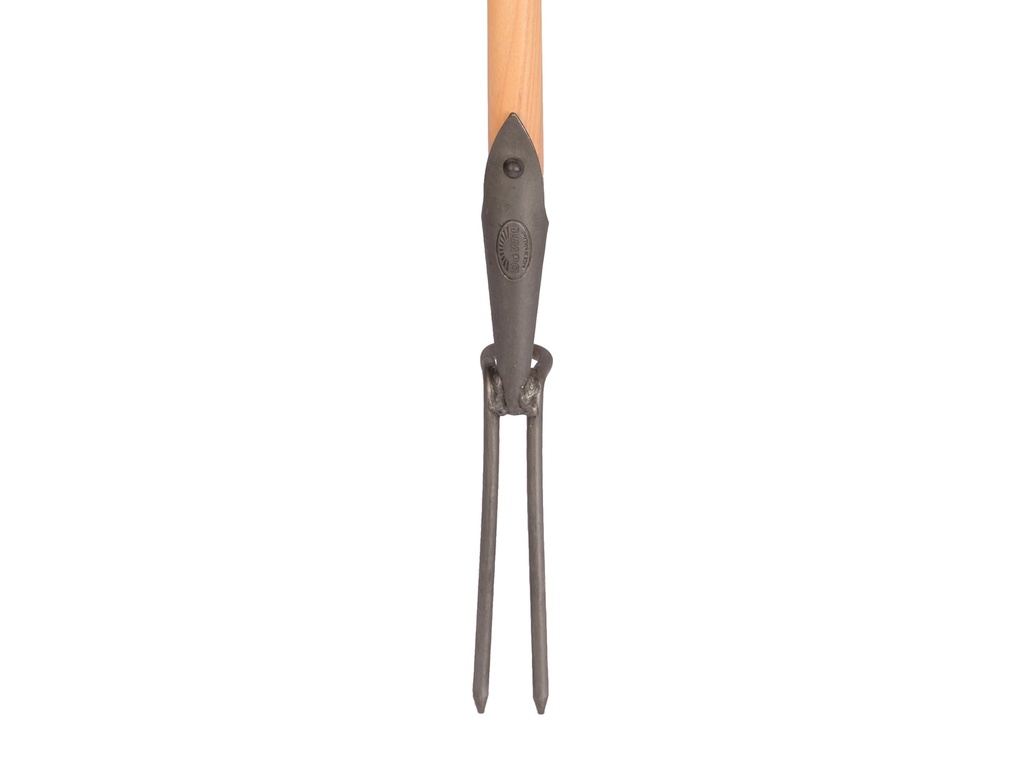Wiedvork - Onkruidsteker DE WIT 2 tands, met ESSEN T-steel 80 cm